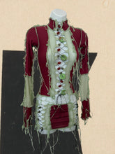 Load image into Gallery viewer, SAGE &amp; WINE BEAD TOP
