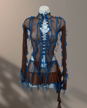 Load image into Gallery viewer, BROWN &amp; BLUE LACE UP SET
