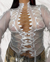 Load image into Gallery viewer, ANGEL LACE UP TOP

