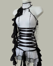 Load image into Gallery viewer, WHITE &amp; BLACK RIBBON MINI
