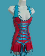 Load image into Gallery viewer, TURQUOISE &amp; CERISE RIBBON MINI
