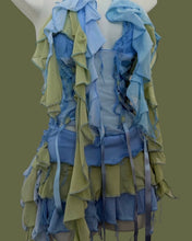 Load image into Gallery viewer, SAGE &amp; BABY BLUE RIBBON RUFFLE SET
