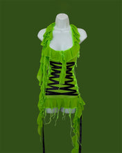 Load image into Gallery viewer, NEON GREEN &amp; BLACK RIBBON MINI
