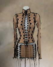 Load image into Gallery viewer, SAND &amp; BLACK LACE UP SET
