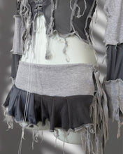 Load image into Gallery viewer, GREY TONES TIE SKIRT
