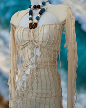 Load image into Gallery viewer, NUDE BEAD TIE DRESS
