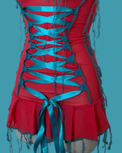 Load image into Gallery viewer, TURQUOISE &amp; CERISE RIBBON MINI
