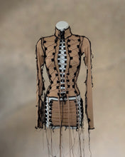 Load image into Gallery viewer, SAND &amp; BLACK LACE UP SET
