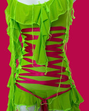 Load image into Gallery viewer, NEON GREEN &amp; PINK RIBBON MINI
