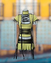 Load image into Gallery viewer, LEMON RIBBON SKIRT
